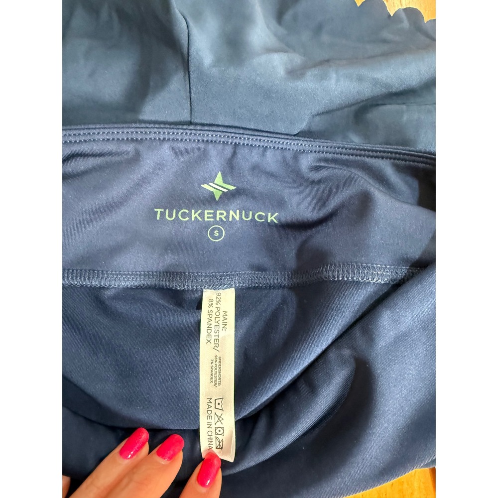 Tuckernuck Sport Navy Scallop Performance Jersey Marisa Short S TN22-3S-Navy - Picture 6 of 7